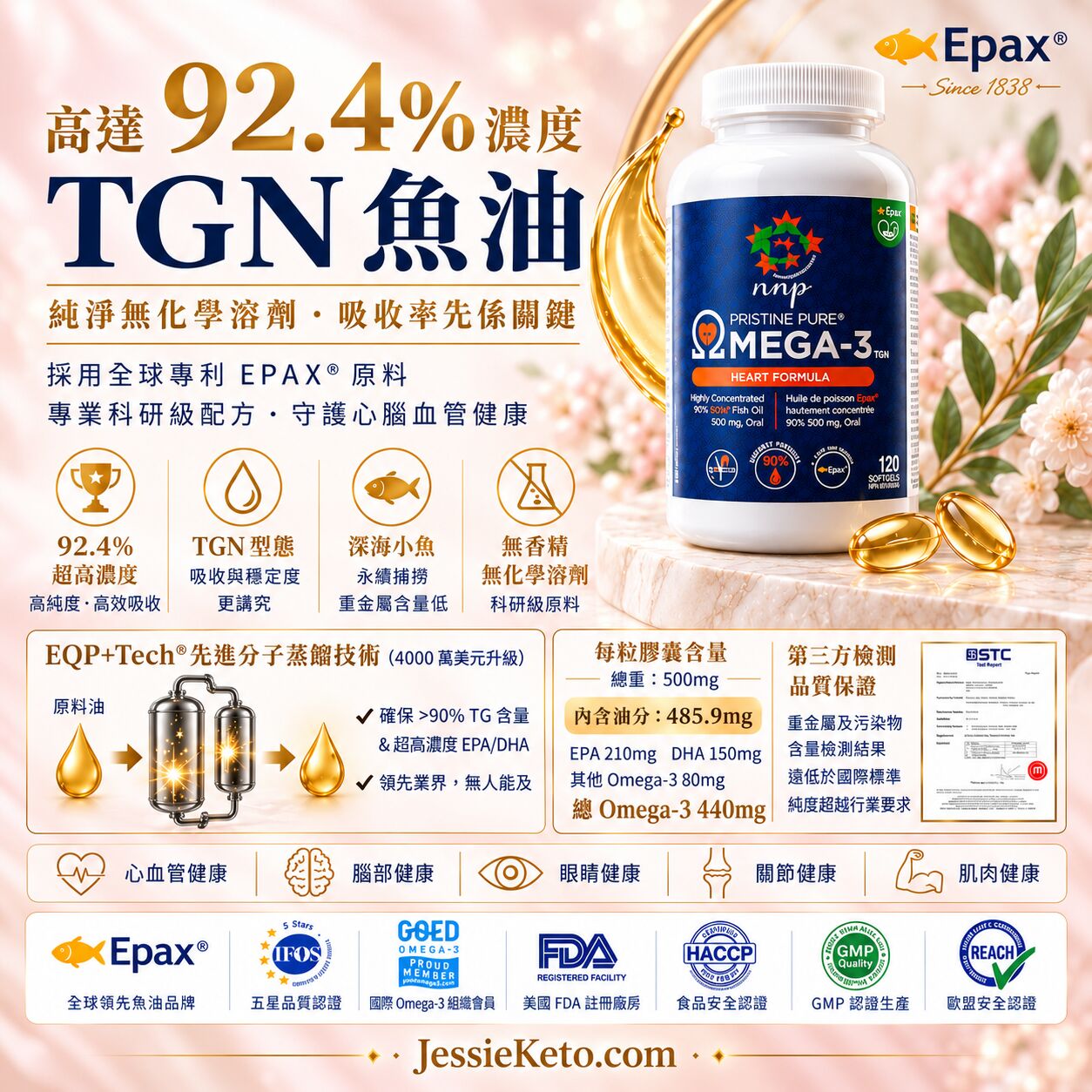 NNP 90%+ TGN魚油